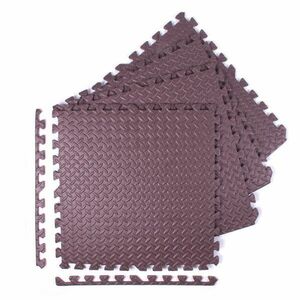 Puzzle podložka Sportago Easy-Lock 30x30x1, 2 cm, 4 ks, kávová obraz