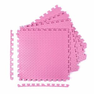 Puzzle podložka Sportago Easy-Lock 30x30x1, 2 cm, 4 ks, růžová obraz