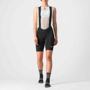 CASTELLI Cyklistické kalhoty krátké s laclem - ENDURANCE LADY - černá XL obraz