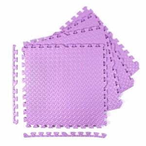 Puzzle podložka Sportago Easy-Lock 30x30x1, 2 cm, 4 ks, fialová obraz