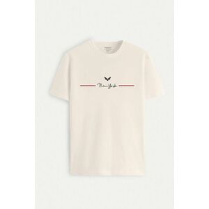 Tričko, Barva Ekru, s Potiskem New York Wings obraz