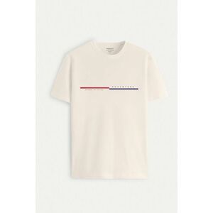 Tričko, Barva Ekru, s Potiskem New Adventure obraz