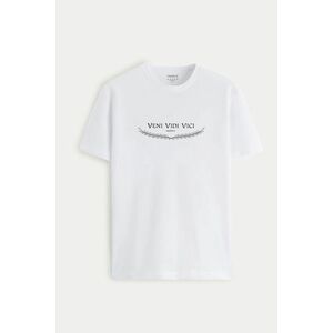 Tričko, Barva Bílá, s Potiskem Veni Vidi Vici obraz