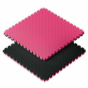 Sportago Tatami Taekwondo podložka 100x100cm černá-červená - 4 cm obraz