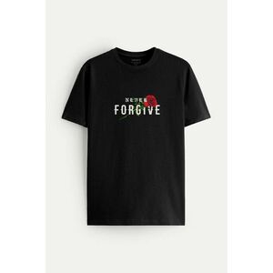 Tričko, Barva Černá, s Potiskem Never Forgive obraz