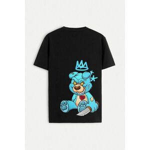 Tričko, Barva Černá, s Potiskem Madness Rich obraz