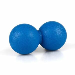 Masážní TPE dvojmíček Sportago 12x6 cm - modrá obraz