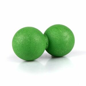 Masážní TPE dvojmíček Sportago 12x6 cm - zelená obraz