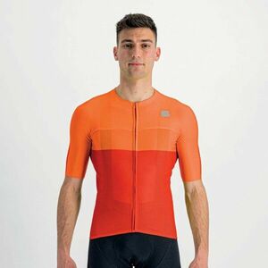 SPORTFUL Cyklistický dres s krátkým rukávem - LIGHT PRO - oranžová S obraz