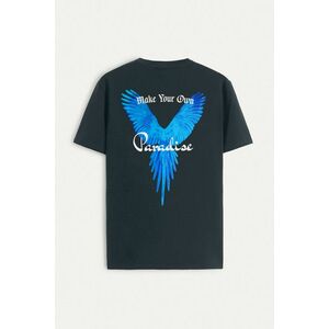 Tričko, Barva Železitě Šedá, s Potiskem Your Own Paradise obraz