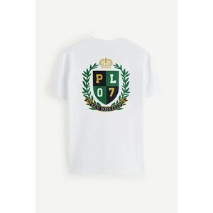 Tričko, Barva Bílá, s Potiskem Rich Boys Club obraz