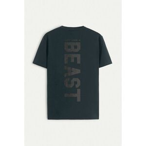 Tričko, Barva Železitě Šedá, s Potiskem Lift Like A Beast obraz