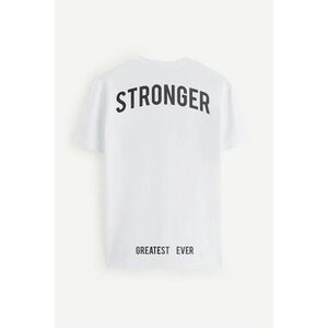 Tričko, Barva Bílá, s Potiskem Stronger Beast obraz