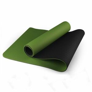 Podložka na cvičení Sportago TPE Yoga dvouvrstvá 183x61x0, 6 cm - zelená obraz