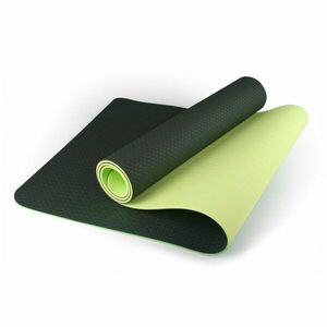 Podložka na cvičení Sportago TPE Yoga dvouvrstvá 183x61x0, 6 cm - žlutá obraz