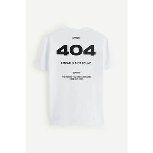 Tričko, Barva Bílá, s Potiskem Empathy Not Found obraz