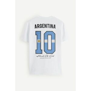 Tričko, Barva Bílá, s Potiskem Hand Of God 10 obraz