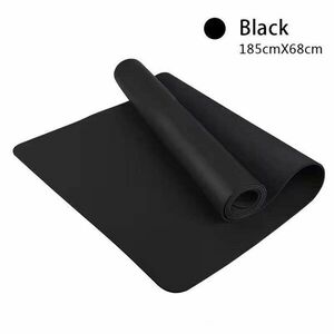 Gumová jóga podložka Sportago Amita 185x68x0, 45 cm - černá obraz