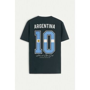 Tričko, Barva Železitě Šedá, s Potiskem Hand Of God 10 obraz