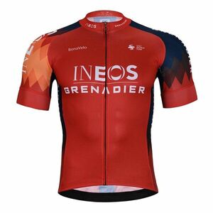BONAVELO Cyklistický dres s krátkým rukávem - INEOS GRENADIERS '24 - modrá/červená 5XL obraz