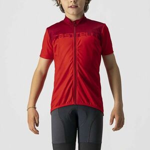 CASTELLI Cyklistický dres s krátkým rukávem - NEO PROLOGO KIDS - červená 12Y obraz