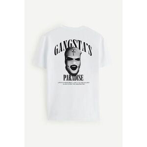 Tričko, Barva Bílá, s Potiskem Gangstas Paradise obraz