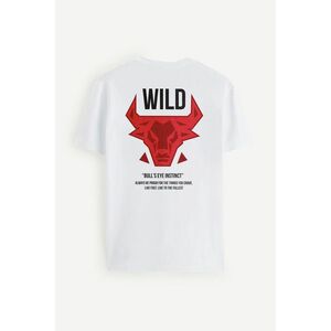 Tričko, Barva Bílá, s Potiskem Bulls Eye obraz