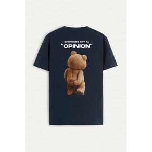 Tričko, Barva Modrá, s Potiskem Teddys Opinion obraz