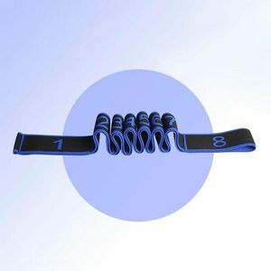 Strečinkový popruh Sportago Flexloop - modrá obraz