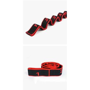 Strečinkový popruh Sportago Flexloop - červená obraz