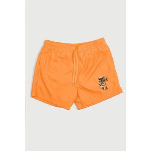 Plavecké Šortky , Barva Oranžová, s Potiskem Cheers Teddy obraz
