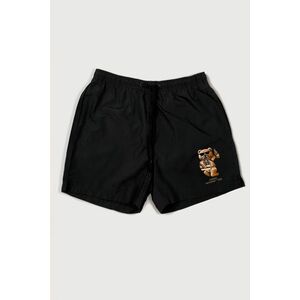 Plavecké Šortky , Barva Černá, s Potiskem Cheers Teddy obraz