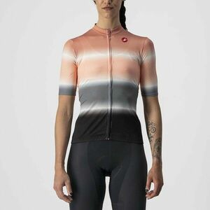 CASTELLI Cyklistický dres s krátkým rukávem - DOLCE LADY - šedá/růžová/černá L obraz