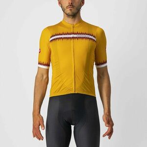 CASTELLI Cyklistický dres s krátkým rukávem - GRIMPEUR - žlutá 3XL obraz