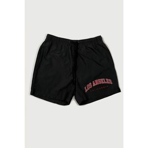 Plavecké Šortky , Barva Černá, s Potiskem Red Los Angeles obraz