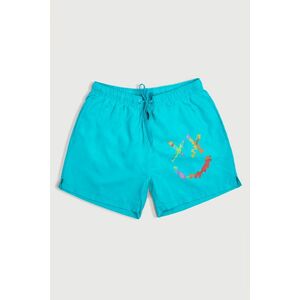 Plavecké Šortky , Barva Veraman, s Potiskem Neon Smiley Face obraz