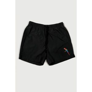 Plavecké Šortky , Barva Černá, s Potiskem Jungle Parrot obraz