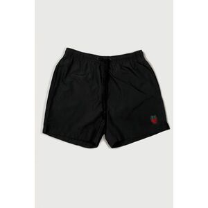 Plavecké Šortky , Barva Černá, s Potiskem Red Strawberry obraz