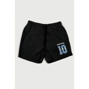 Plavecké Šortky , Barva Černá, s Potiskem Hand Of God 10 obraz