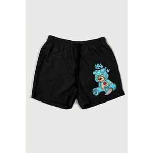 Plavecké Šortky , Barva Černá, s Potiskem Madness Rich obraz