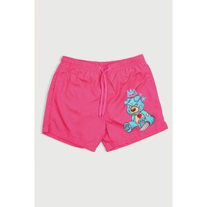 Plavecké Šortky , Barva Růžová, s Potiskem Madness Rich obraz