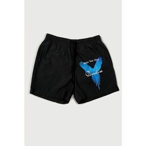 Plavecké Šortky , Barva Černá, s Potiskem Your Own Paradise obraz
