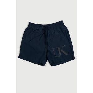 Plavecké Šortky , Barva Modrá, s Potiskem UK Logo Oversized obraz