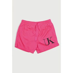 Plavecké Šortky , Barva Růžová, s Potiskem UK Logo Oversized obraz