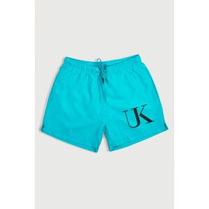 Plavecké Šortky , Barva Veraman, s Potiskem UK Logo Oversized obraz