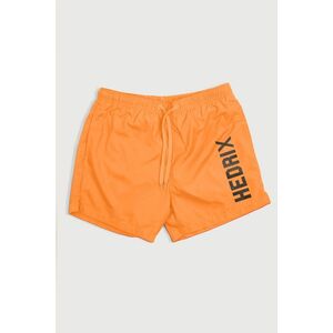 Plavecké Šortky , Barva Oranžová, s Potiskem Hedrix Oversized obraz