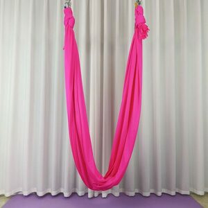 Sportago Aerial Yoga Hammock - růžová - 7m obraz