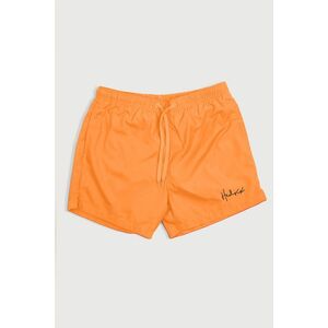Plavecké Šortky , Barva Oranžová, s Potiskem Hedrix Minimal obraz