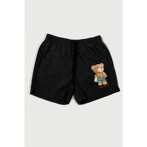 Plavecké Šortky , Barva Černá, s Potiskem Cest La Vie Teddy obraz