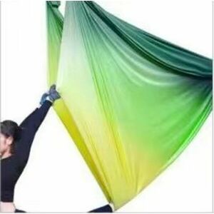 Sportago Aerial Yoga Hammock multicolour - žluto-zelená - 7m obraz